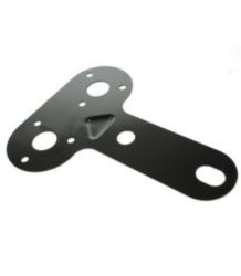 Black 'T' Double Mounting Plate