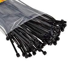 Black Cable Ties 370mm x 4.8mm (x100)