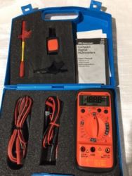 Automotive Digital Multimeter(2 Probes+Leads,Pin Probe,Croc Clip,2 Test Leads)