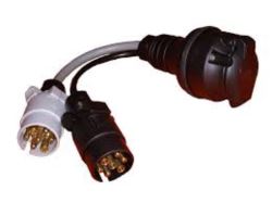 13 Pin Inline Socket to 12N-12S Plugs (0.3m)