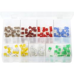 Assorted Box Micro2 Blade Fuses (5-30 Amp Qty 160)