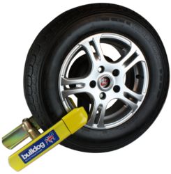 Bulldog Euro Clamp Suitable for 4x4s, vans, horse boxes and motorhomes tyre widths up to a maximum of 310mm.

