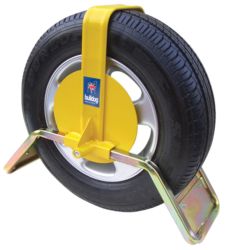 Bulldog QD22 Wheel Clamp | Dual purpose portable wheel clamp to suit 165 x R13 Steel Wheels.





